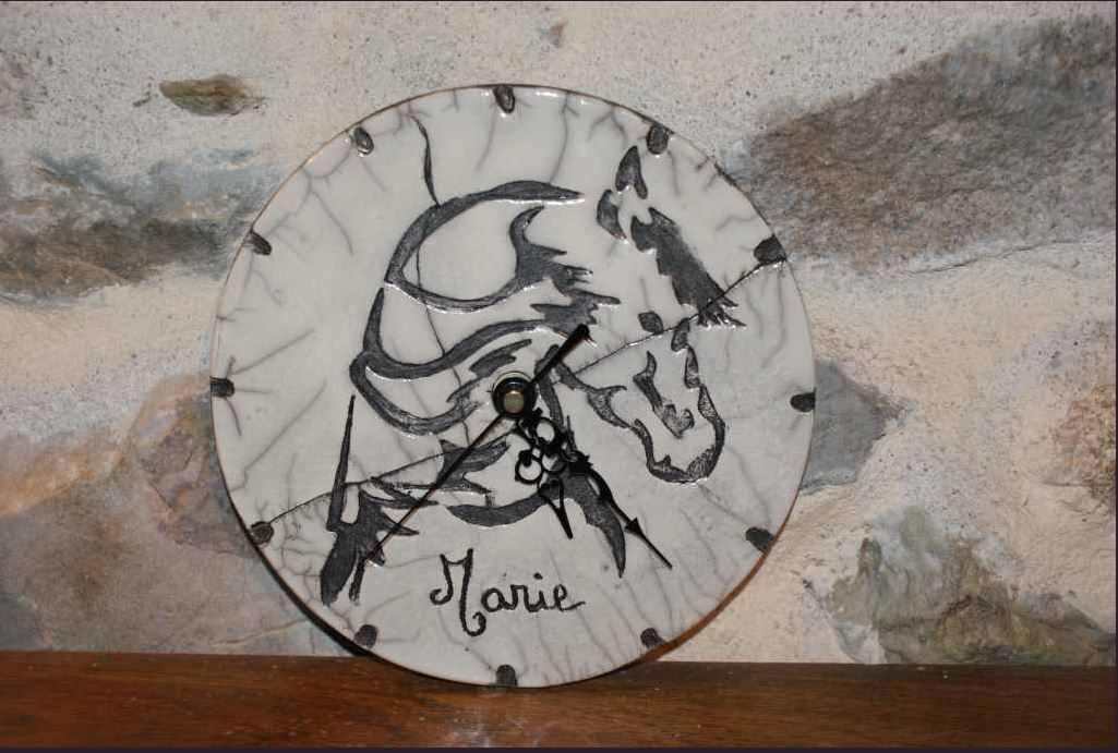 Horloge cheval