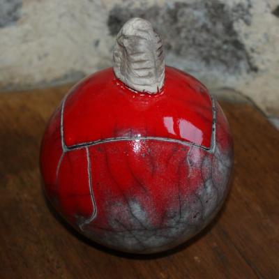 Boite rouge Raku